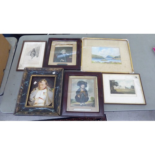 247 - Framed prints, photographs and paintings  various subjects & sizes