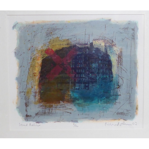 111 - After Richard Walker - 'Sand Archive'  Limited Edition 9/40 coloured print  bears a pencil... 