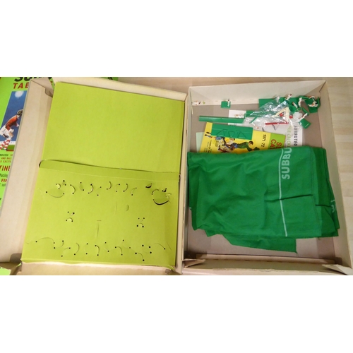 120 - Subbuteo model toys and accessories: to include Table Soccer Club Edition; and Table Cricket