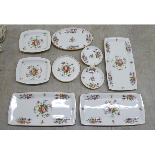 13 - Minton china Marlow pattern tableware