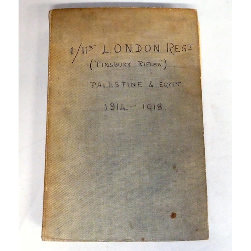 374 - A British Great War album collection, prepared by a member of the 11/11th London Regiment (Finsbury ... 