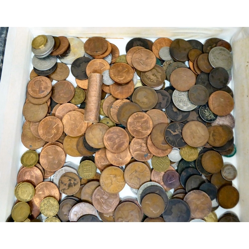 376 - Uncollated British pre-decimal coins: to include a pre-1921 Florin