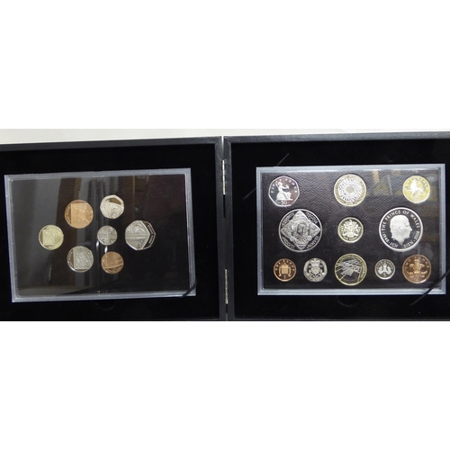 378 - A consecutive run of cased Royal Mint proof coin sets from 2000-2011