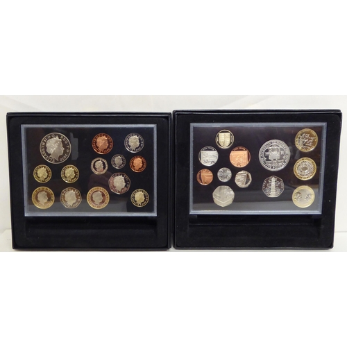 378 - A consecutive run of cased Royal Mint proof coin sets from 2000-2011