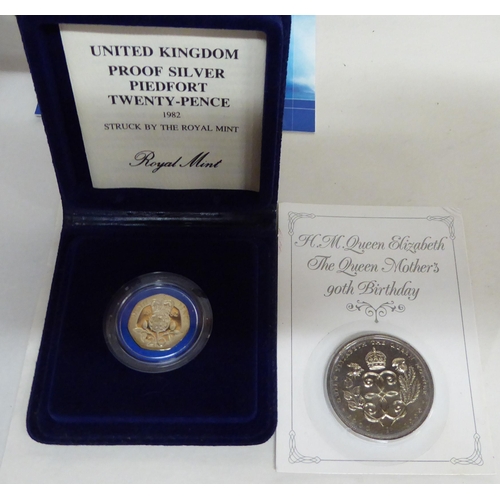 379 - Uncollated Royal Mint and other, silver and other proof and collector's coins: to include a 2012 Lon... 