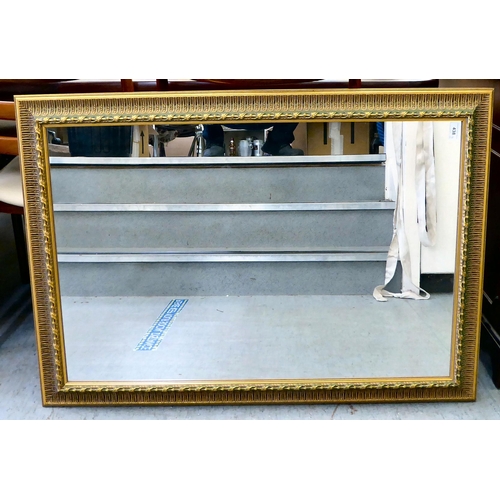 438 - Mirrors: to include an example with a green and gilt painted frame  42