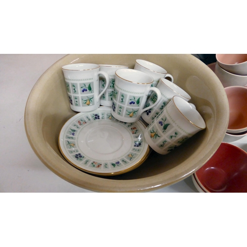 62 - Ceramic tableware: to include examples by Denby, Poole and Royal Doulton  various patterns