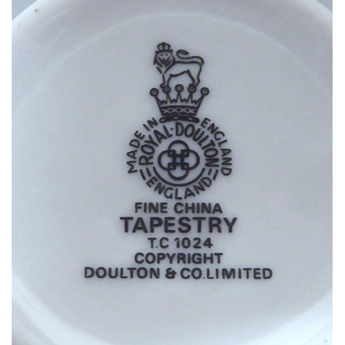 62 - Ceramic tableware: to include examples by Denby, Poole and Royal Doulton  various patterns