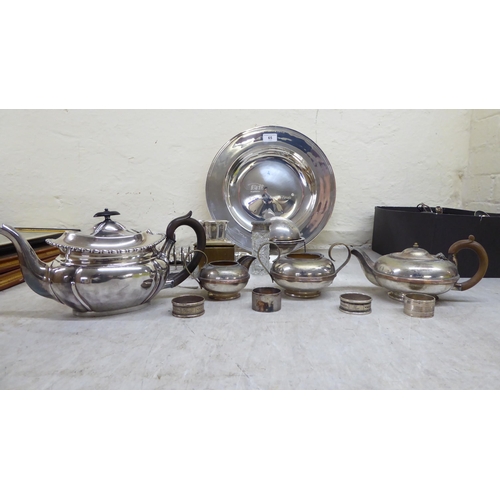 65 - Silver plated tableware: to include a presentation charger  14