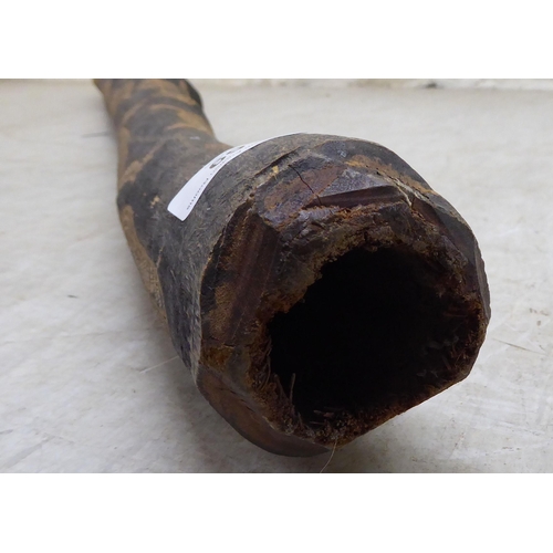 69 - An Aboriginal wooden didgeridoo  49