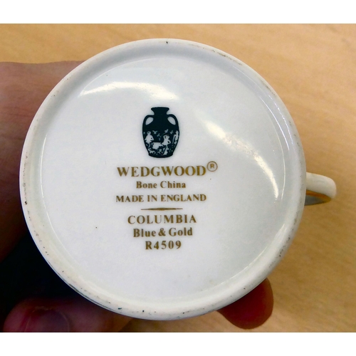 132 - Wedgwood bone china Columbia pattern tableware