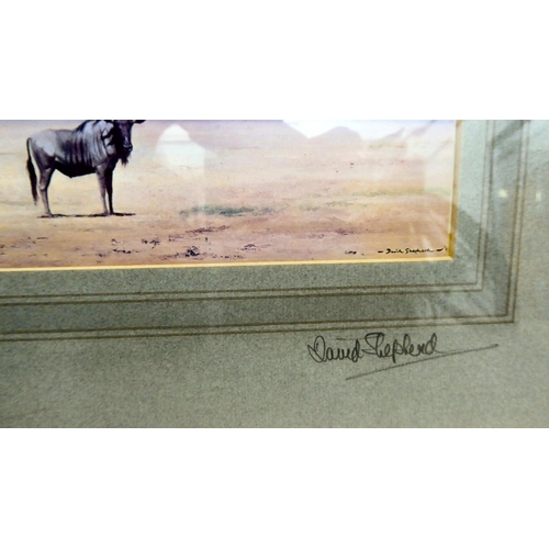 222 - Framed prints: to include two works after Spencer W Tart - two Arabian landscapes  coloured prints  ... 