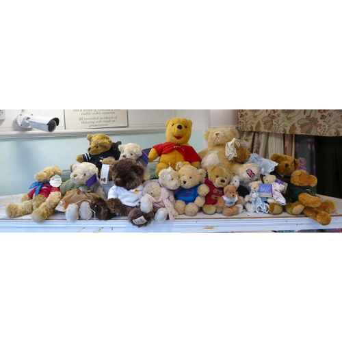 223 - Soft toys, mainly Teddy bears with examples by Giorgio, Soft Sensations and Mumbles  between 4