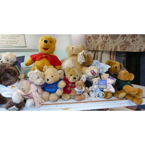 223 - Soft toys, mainly Teddy bears with examples by Giorgio, Soft Sensations and Mumbles  between 4