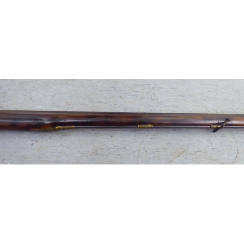 251 - A Grice 1762 flintlock musket rifle with a 47