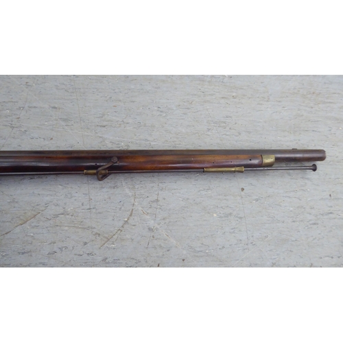 251 - A Grice 1762 flintlock musket rifle with a 47