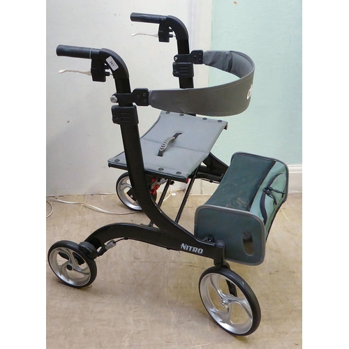 261 - A Nitro walking aid/folding seat