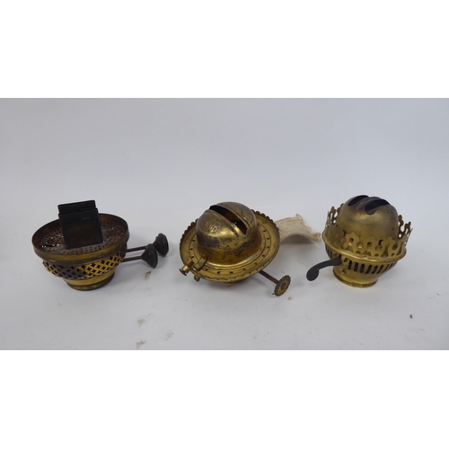 58 - Miscellaneous oil lamp burner fittings