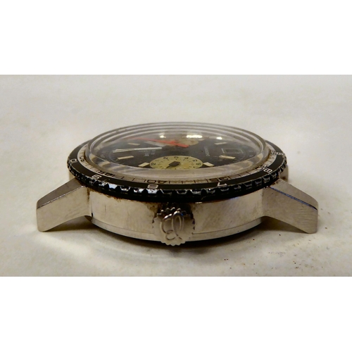 369 - A non-functioning stainless steel cased Breitling chronomatic wristwatch only  (this watch is being ... 