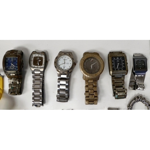 372 - Wristwatches  variously cased and strapped