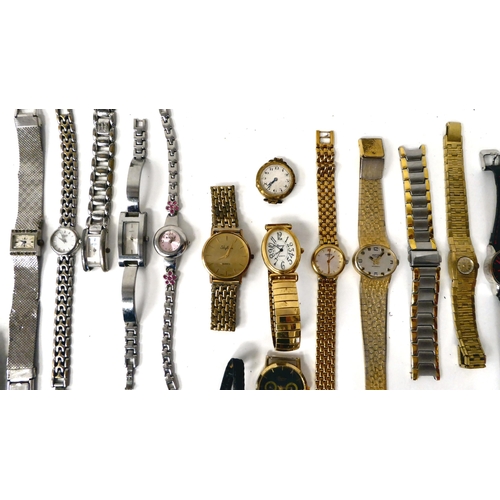 372 - Wristwatches  variously cased and strapped