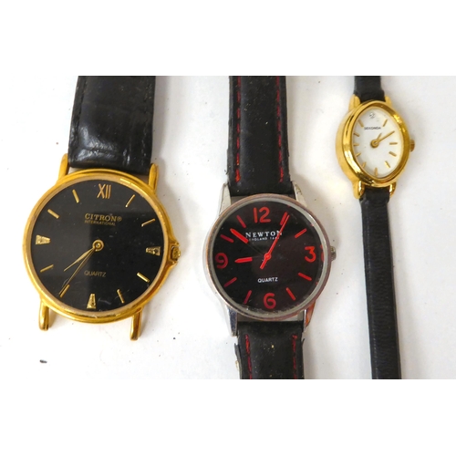 372 - Wristwatches  variously cased and strapped