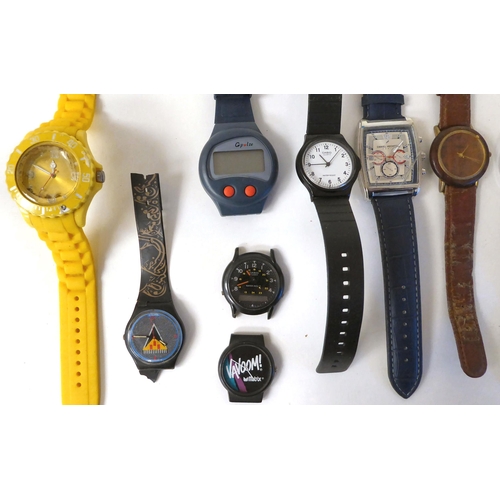 372 - Wristwatches  variously cased and strapped