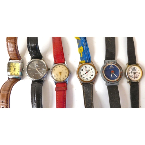 372 - Wristwatches  variously cased and strapped