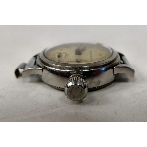 376 - A lady's vintage Rolex Oyster stainless steel cased wristwatch, 34431 3019 with a manual wind moveme... 