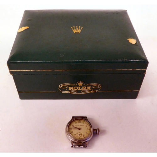 376 - A lady's vintage Rolex Oyster stainless steel cased wristwatch, 34431 3019 with a manual wind moveme... 