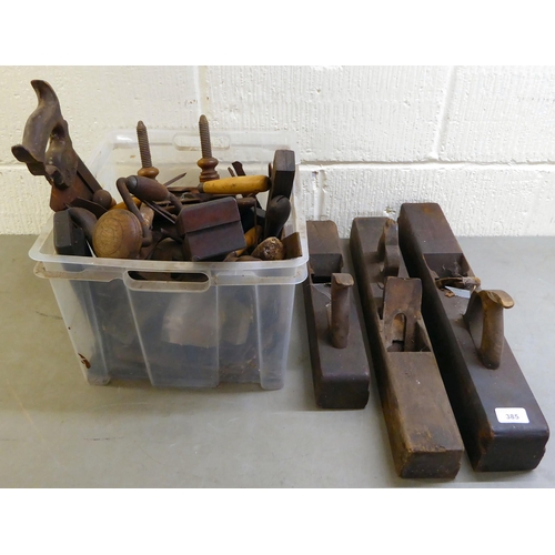 385 - Mainly early 20thC handtools