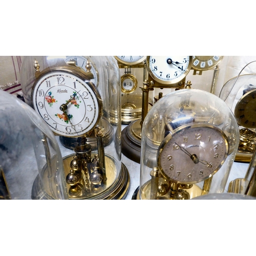 388 - Clock makers/repairers spares and repairs for mainly brass Anniversary style mantel clocks