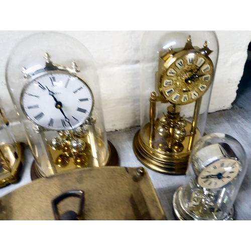 388 - Clock makers/repairers spares and repairs for mainly brass Anniversary style mantel clocks