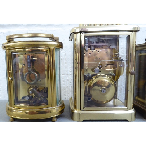 403 - Clockmakers/repairers spares and repairs for carriage timepieces  all approx. 5