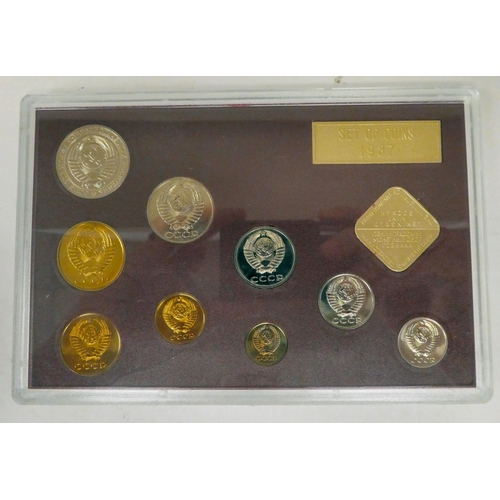 6 - Proof collector's coins: to include a 1984 set