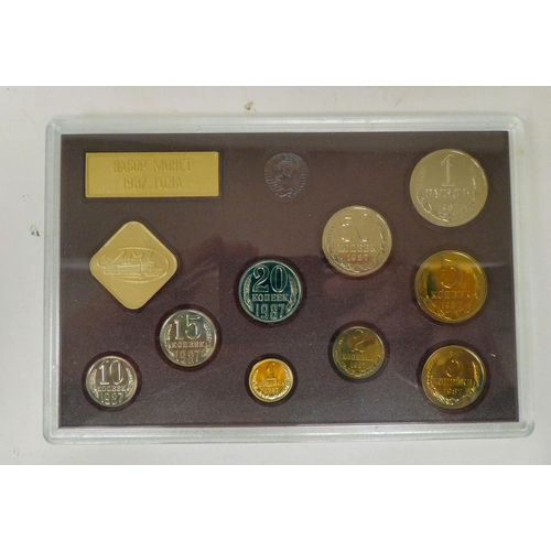 6 - Proof collector's coins: to include a 1984 set