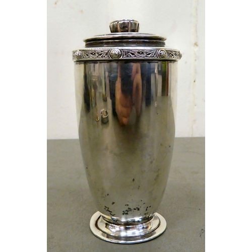 60 - Silver items: to include a pepper mill  Birmingham 1941  (combined approx. weight 8ozs)