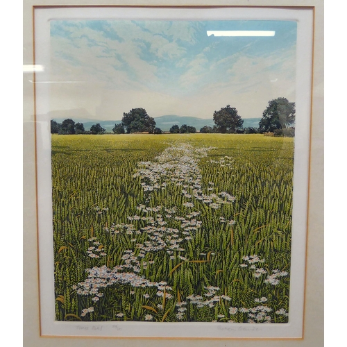 62 - After Graham Everden - 'Water Meadow'  Limited Edition 121/250; and 'Three Oaks'  Limited ... 