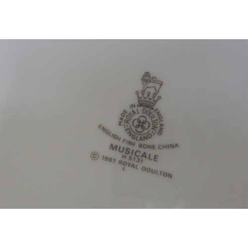 70 - Royal Doulton fine bone china Musicale pattern tableware