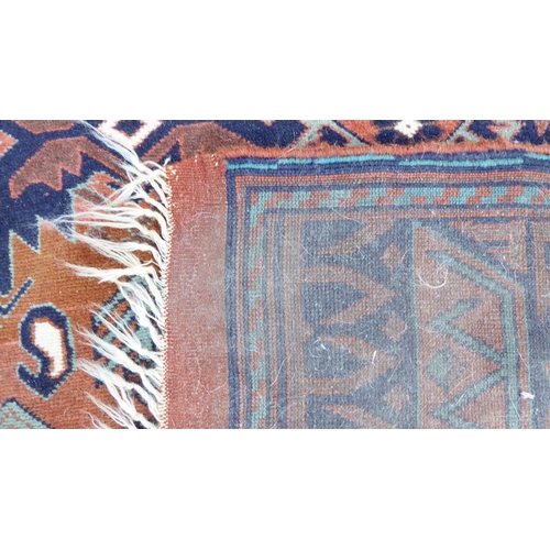 72 - An Anatolian style rug, on a multi-coloured ground  64