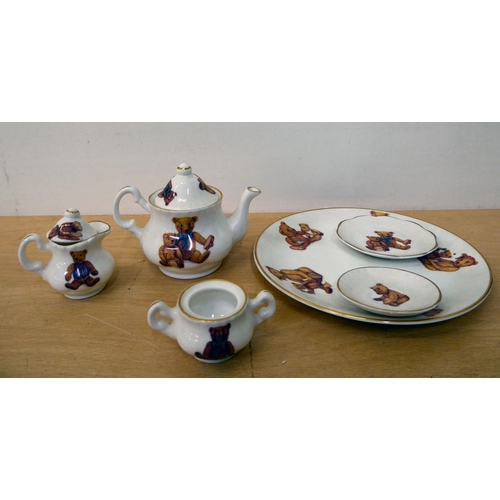 17 - Decorative ceramics: to include two Royal Crown Derby china paperweights with bronzed stoppers  2