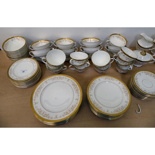 20 - Royal Doulton bone china Belmont pattern tableware