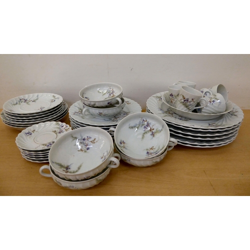 36 - Haviland Limoges porcelain Orsay pattern tableware