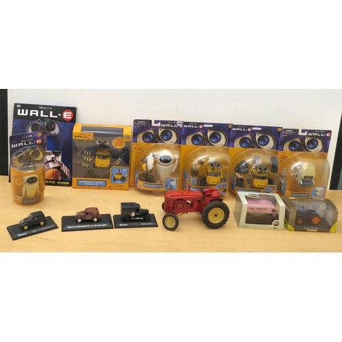 142 - Toys: to include Disney Pixar Wall-E collectables  unopened; and diecast model vehicles 