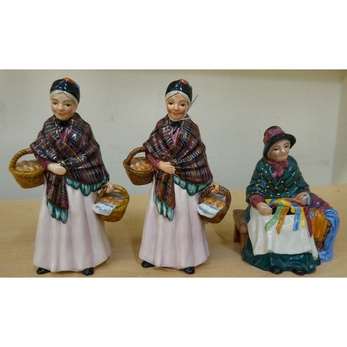 17 - Decorative ceramics: to include Royal Doulton china figures from the Miniature Series, featuring 'Th... 