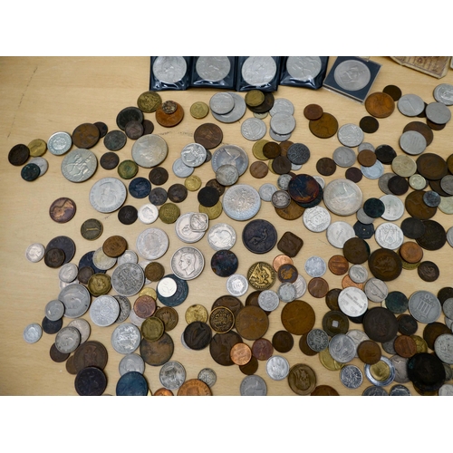 35 - Uncollated coins and banknotes: to include pre-Euro and British pre-decimal issues 