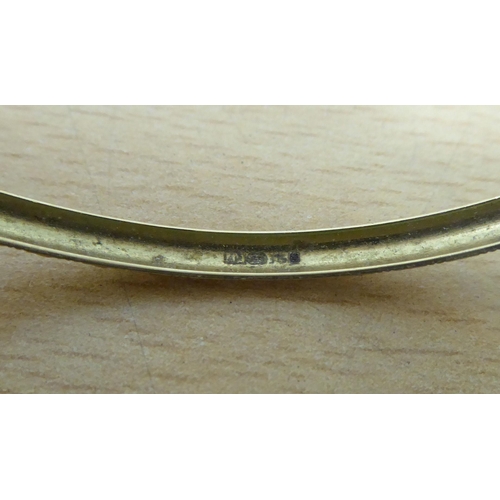 5 - Three 9ct gold fixed bangles  (gross weight 10grms)