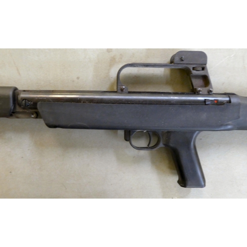 64 - A Winston spring-loaded 1.77 air rifle, serial no.ZC95Z