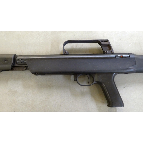 65 - A Winston spring loaded 1.77 air rifle, serial no.ZC952