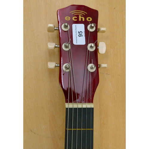 95 - A Echo six string accoustic guitar  model no. C81C